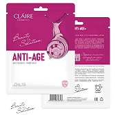 DILIS CLAIRE Тканевая маска «Anti Age» экспресс лифтинг, 27мл "Beauty Solution" 1/100