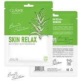 DILIS CLAIRE Тканевая маска «Skin Relax» антистресс восстановление, 27мл "Beauty Solution" 1/100