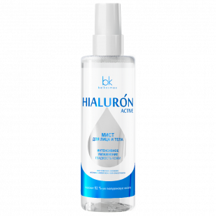 Мист для лица и тела интенсивное увлажнение гладкость кожи Hialuron Active 200 мл 1/24